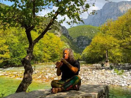 Sacred Waters Flute Meditation In Epirus Greece