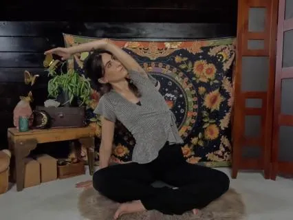 Seated Yoga Class To Stimulate The Vagus Nerve
