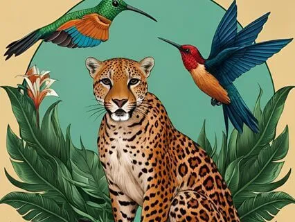 Serpent Jaguar Hummingbird Condor