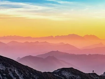 Shifting Clouds In The Morning Sky