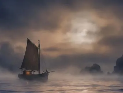 Ship Horn and Ocean for Night Sleep