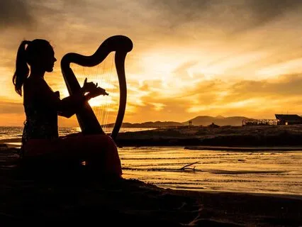 Simple Healing Harp Melody For Deep Breaths & Presence