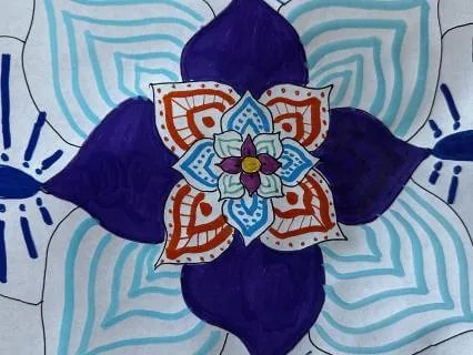 Simple Mandala Drawing Tutorial - 2