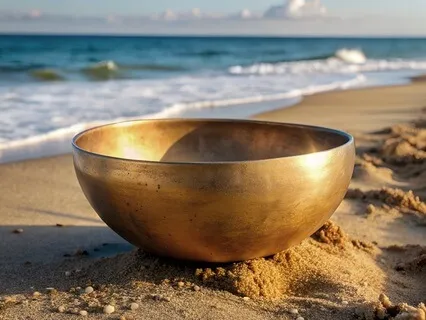 Singing Bowls At The Beach 1