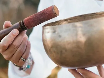 Singing Bowls In The Autumn Forest Ambiance