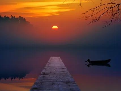 Sunlight Through Fog