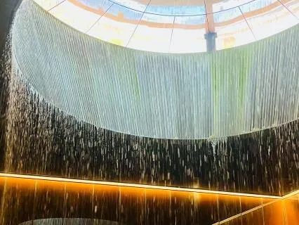 Sit Amidst Heaviness With Celestial Harp And Falling Water