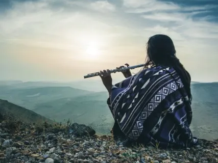 Sitar With Native American Flute Meditation