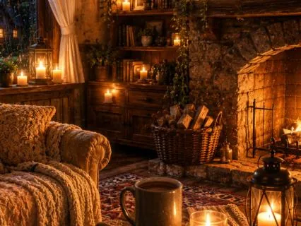 Sleep Inside A Cozy Haunted Cottage | Rain, Thunder