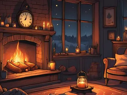 Sleep Meditation Countdown (1000-0) With Fireside Ambience