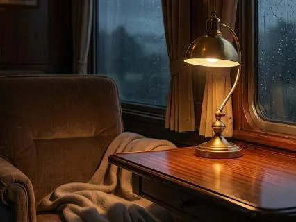 Sleep Meditation For Overthinking: 1890s Orient Express Rain