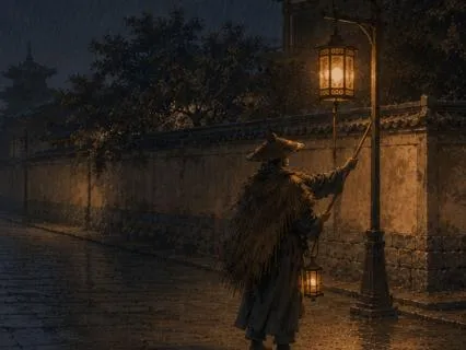 Sleep Story | Rainy Night Lantern Attendant In Chang'an