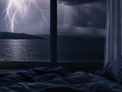 Sleep Through the Storm | Gentle Rain, Thunder & Sleep Music