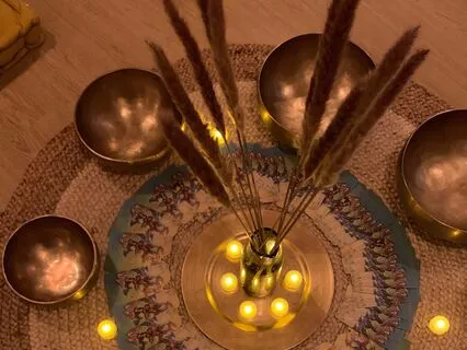 Sleep Well With The Sound Of Tibetan Bowls and Soft Rain