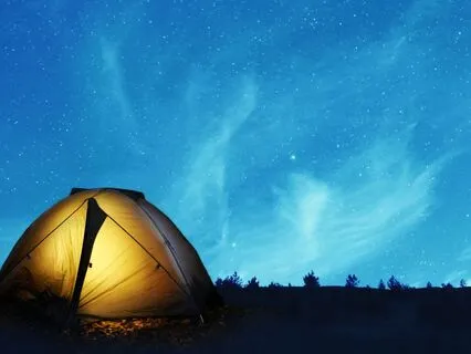 Sleeping In A Tent During A Storm In Australia