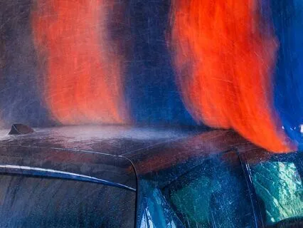 Sleeping Inside Car Wash Tunnel