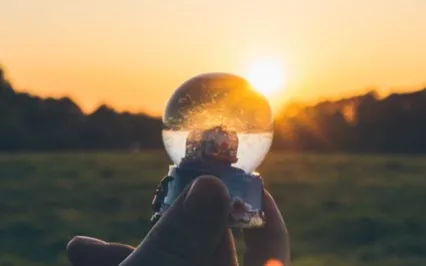 Snow Globe Calming Journey