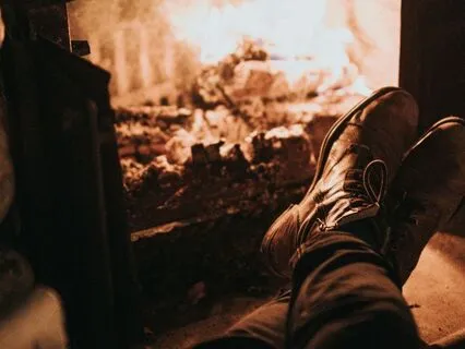 Snowstorm Outside, Cozy Cabin Inside