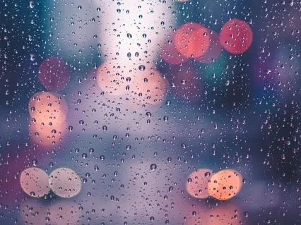 Soothing & Soft Soulful Relaxing Piano With Raindrops 
