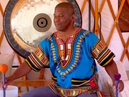 Sound Bath Synergy At Ghost Ranch | A Canopy Of Burning Gold