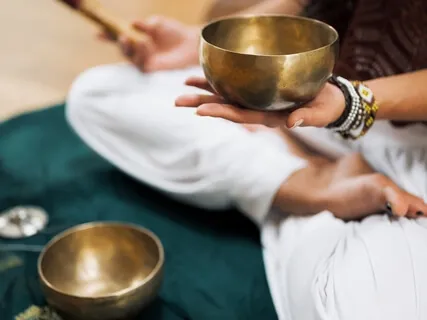 Sound Bath With Tibetan Bowls Handpan & Kalimba (No Talking)