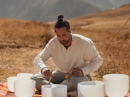 Sound Bath With Quartz Singing Bowls 432 Hz