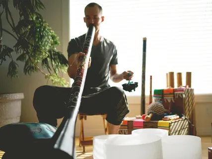 Sound Massage: Soothing Drum, Singing, & Didgeridoo