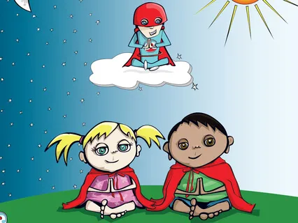 Stone Meditation To Let Go of Icky Feelings: With The Adventures Of Super Stretch