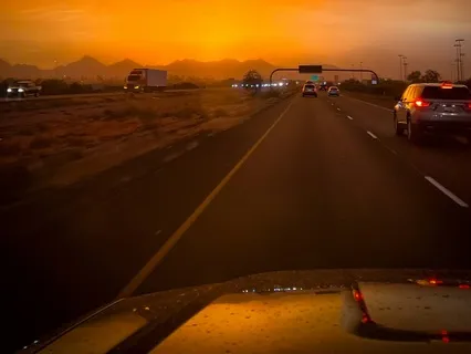 Stormy Drive: A Symphony Of Rain And Road