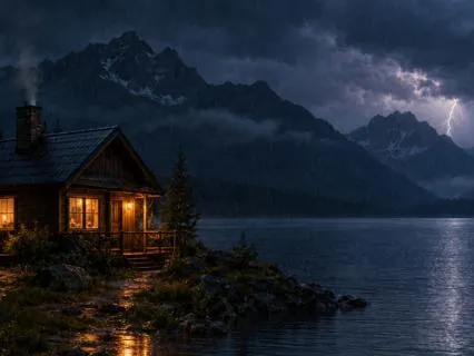 Stormy Night Piano For Deep Sleep