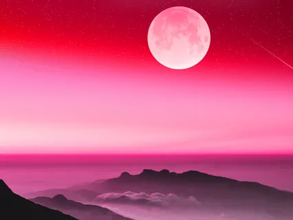 Strawberry Full Moon