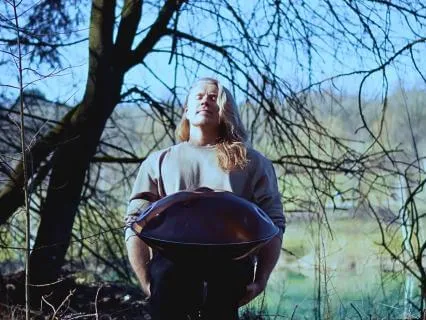 Stress Relief With Handpan In Nature