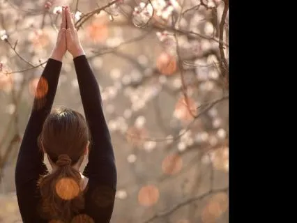 Sun Salute Yoga Using A Chair