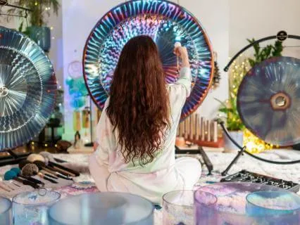 Sunlight Gong Sound Journey With Crystal Bowls And Monochord