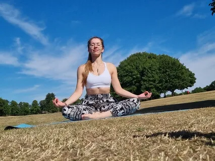 Sunrise morning meditation