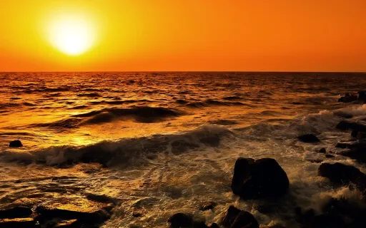 Sunrise Over The Arabian Sea Soft Crashing Waves To Relax To