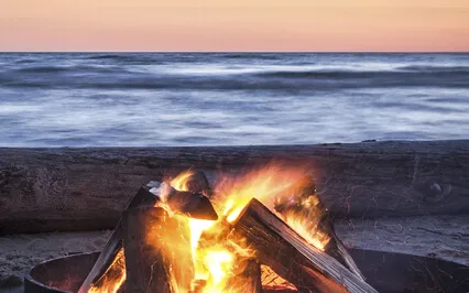 Surf Beach Campfire