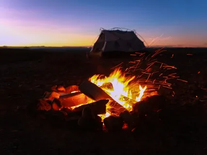 Sweet Guitar Around The Campfire