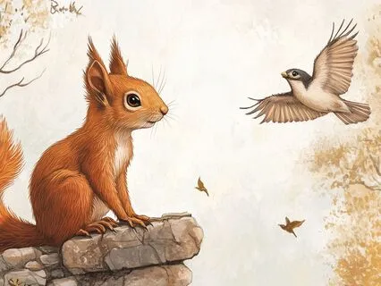 The Adventures Of Chatterer The Red Squirrel – Full Story