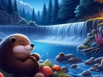 The Calming Cascade, A Brightwood Sleep Story