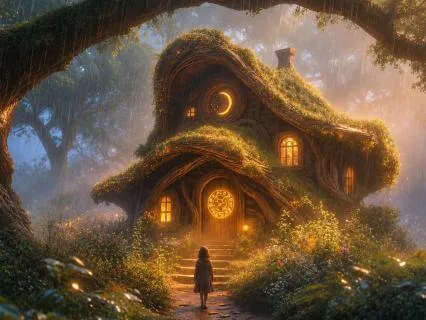 The Dreamspinner's Rainy Cottage | A Magical Sleep Story