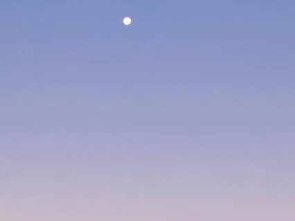 The Fading Morning Moon