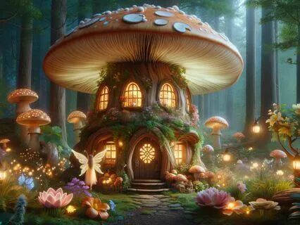 The Fairy's Mushroom Cottage: A Magical Bedtime Tale