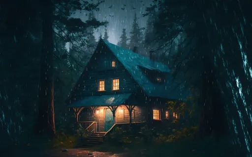 The Forest Cabin | Rainy Sleep Story