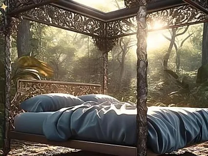 The Forest Path Of Lanterns - A Sleep Story With SFX