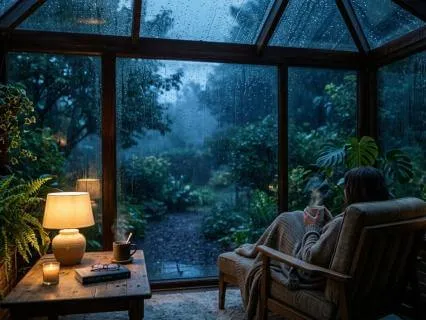 The Garden At Nightfall