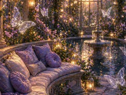 The Glass Wing Garden: A Magical Sleep Story