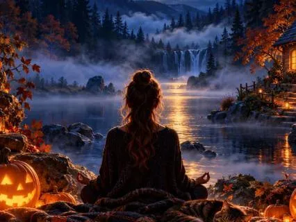 The Halloween Fireplace | A Cozy Guided Sleep Meditation