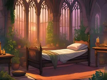 The Healing Chamber In The Magical Castle