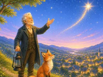 The Lamplighter Who Lit The Stars: A Bedtime Story For Sleep